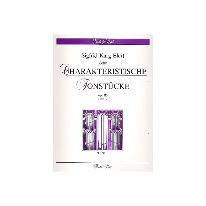 10 charakteristische Tonstücke op.86 Band 2