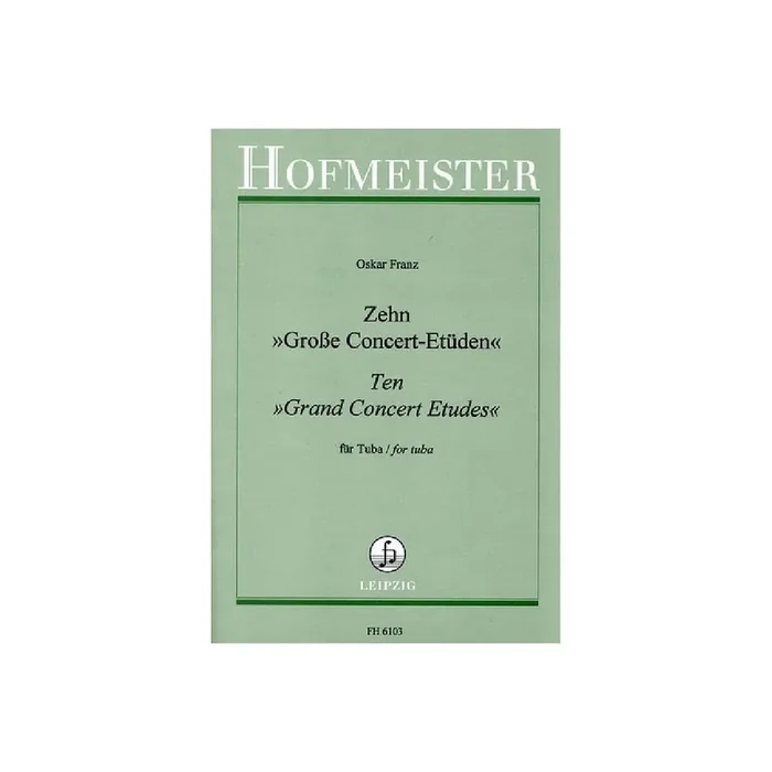 10 große Konzertetüden für Tuba