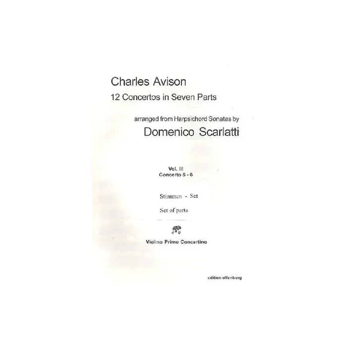 12 Concertos in 7 Parts vol.3 (nos.5-6)