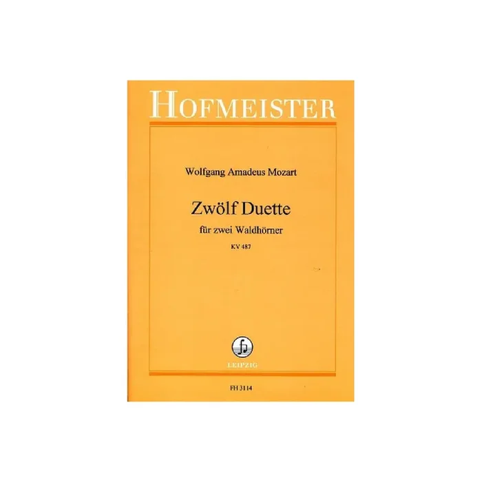 12 Duette für 2 Waldhörner