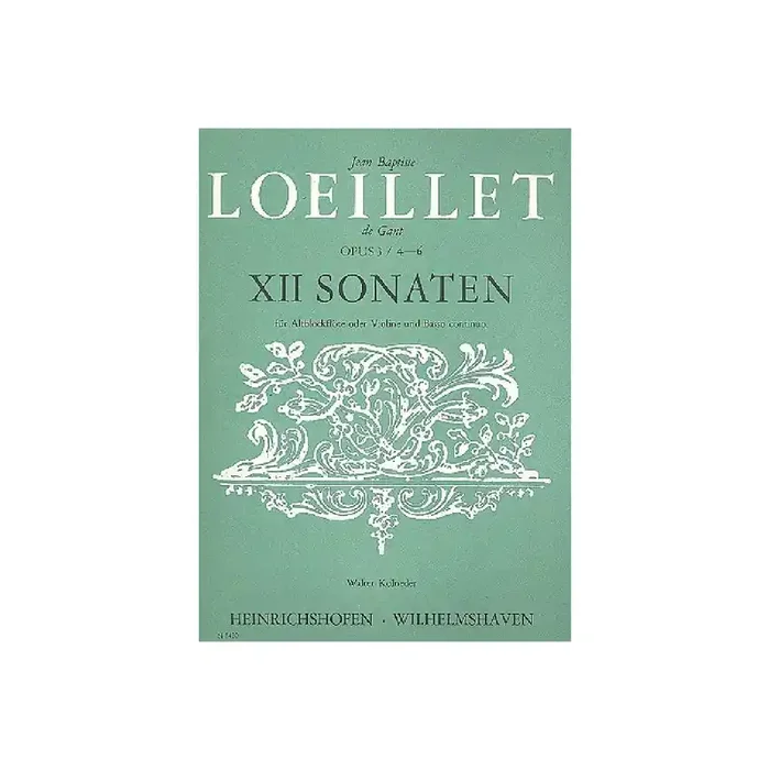 12 Sonaten op.3 Band 2 (Nr.4-6)