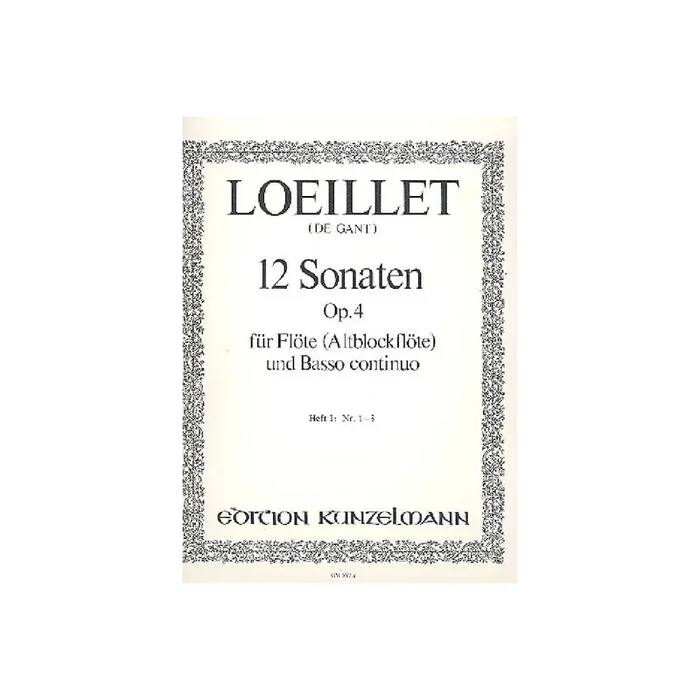 12 Sonaten op.4 Band 1 (Nr.1-3)