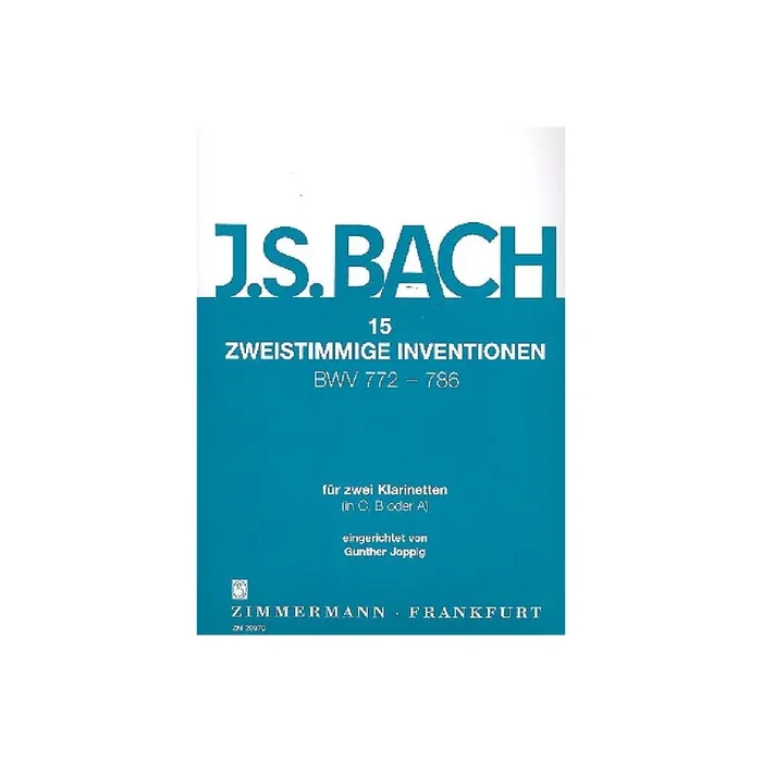 15 Zweistimmige Inventionen fuer