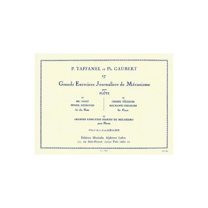 17 grands exercices journaliers de mécanisme
