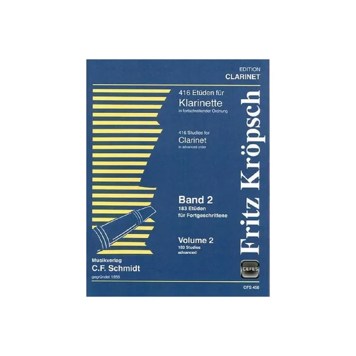 183 Etüden für Fortgeschrittene für Klarinette
