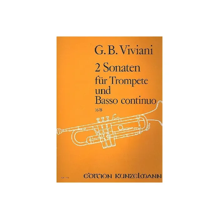 2 Sonaten für Trompete und Bc
