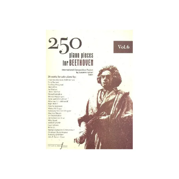 250 Piano Pieces for Beethoven vol.6