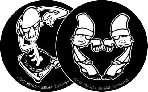 2x Slipmats – Bass Bin Twin