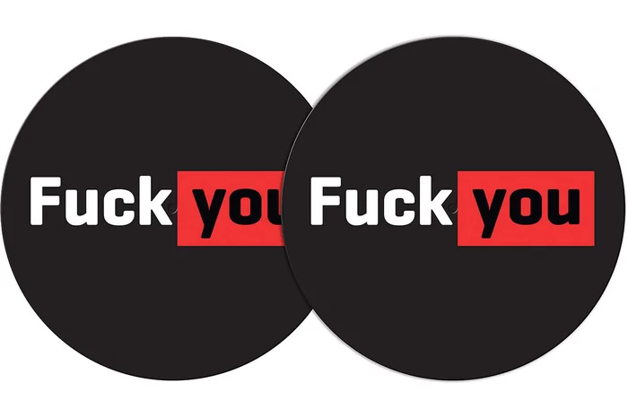 2x Slipmats – FuckYou