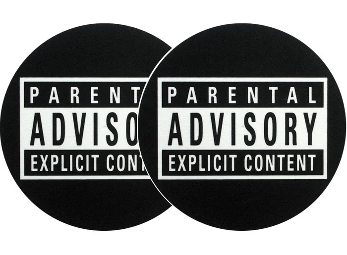 2x Slipmats – Parental Advisory