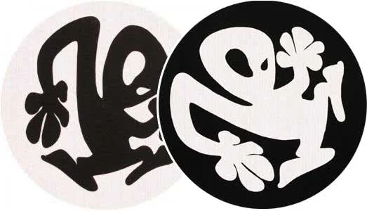 2x Slipmats – Plasticman – Black & White