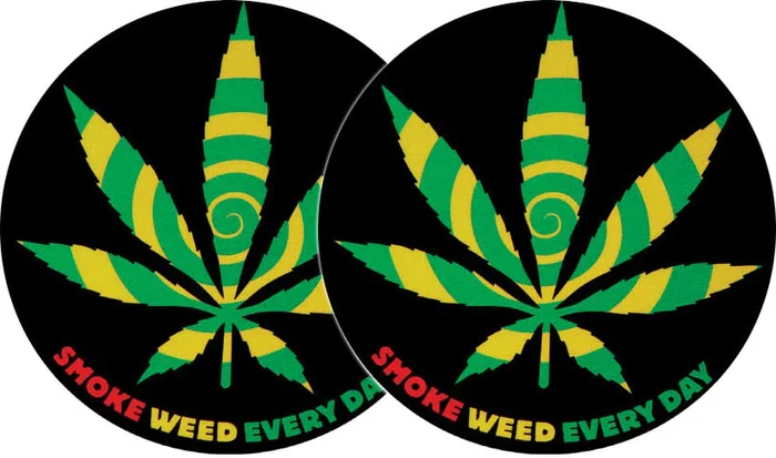 2x Slipmats – Smoke