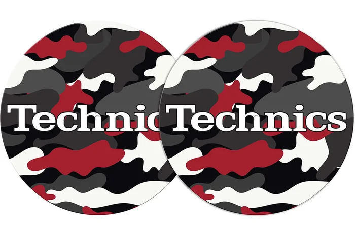 2x Slipmats – Technics – Army Black-Red