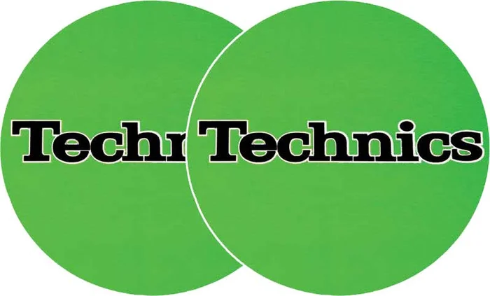 2x Slipmats – Technics – Grün