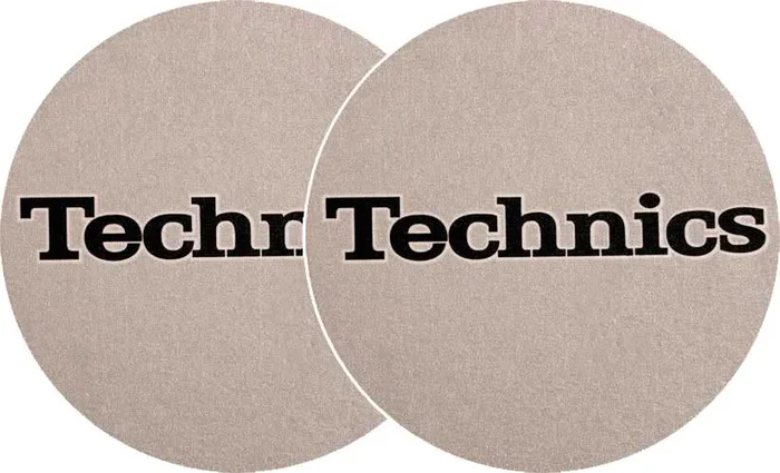 2x Slipmats – Technics – Silber
