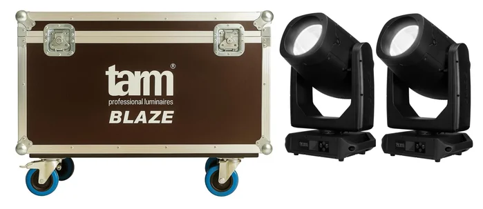 2x TARM BLAZE Moving Head – 100W weiße Laserquelle inkl Case