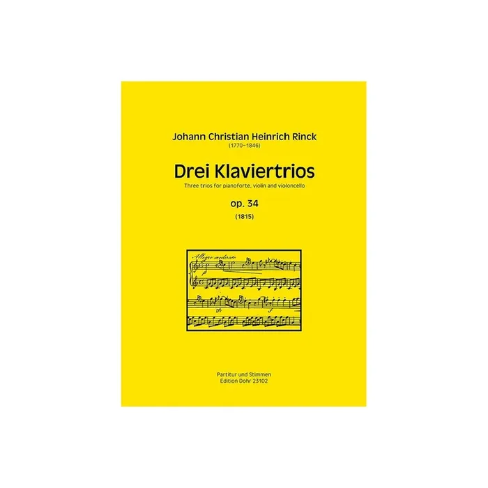 3 Klaviertrios op.34