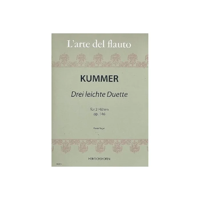3 leichte Duette op.146 für 2 Flöten