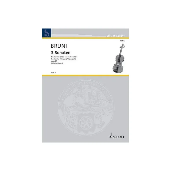 3 Sonaten op.27 für 2 Violen