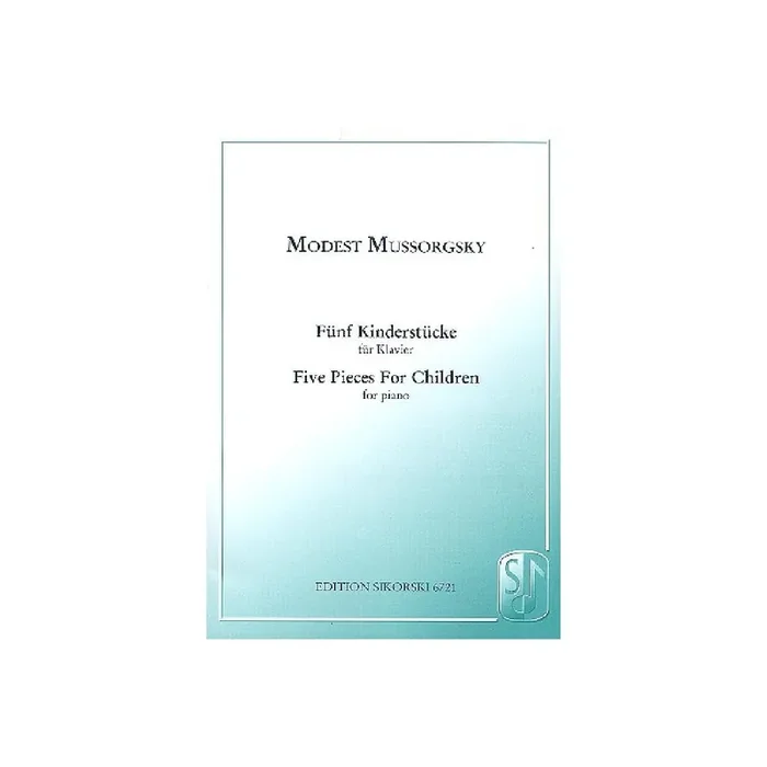 5 Kinderstücke für Klavier