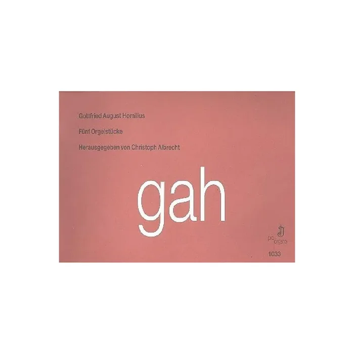 5 Orgelstücke