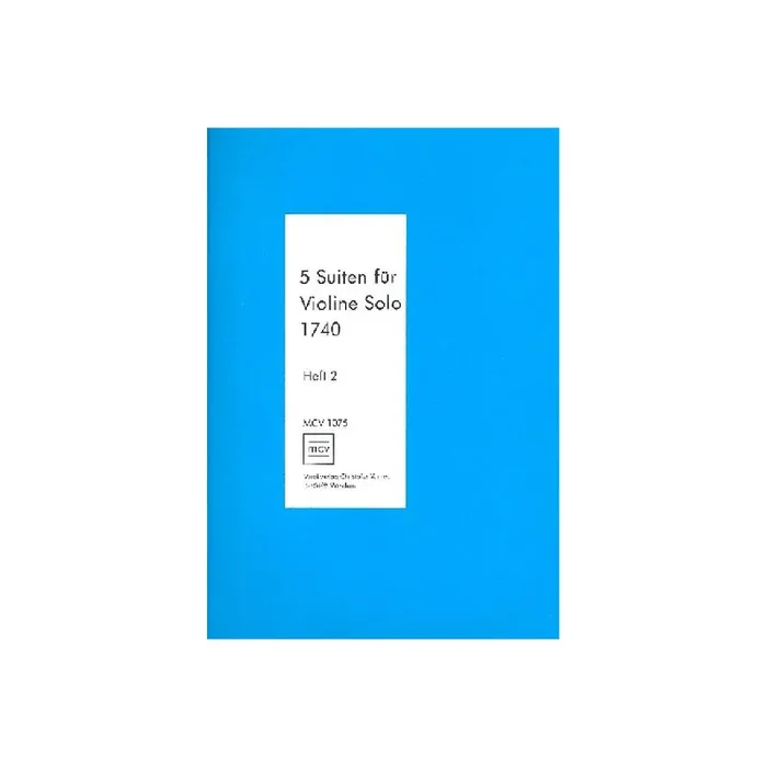 5 Suiten Band 2 (Nr.4 und 5) für Violine