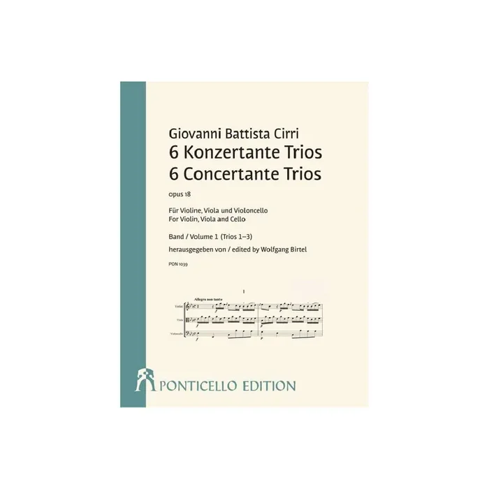 6 Konzertante Trios op.18 Band 1 (Trios 1-3)