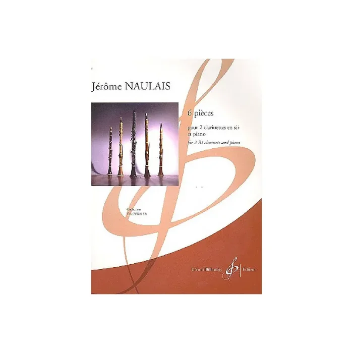 6 Pièces pour 2 clarinettes et piano