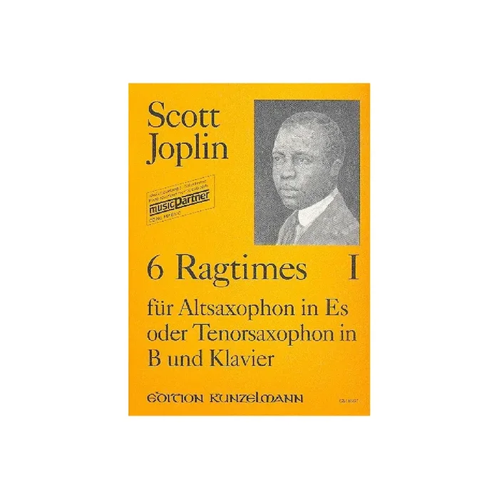 6 Ragtimes für Altsaxophon in Es