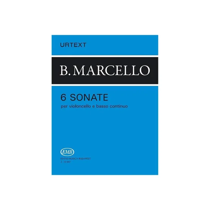 6 Sonaten für Violoncello und Bc