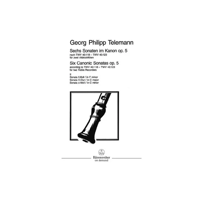6 Sonaten im Kanon op.5 Band 2