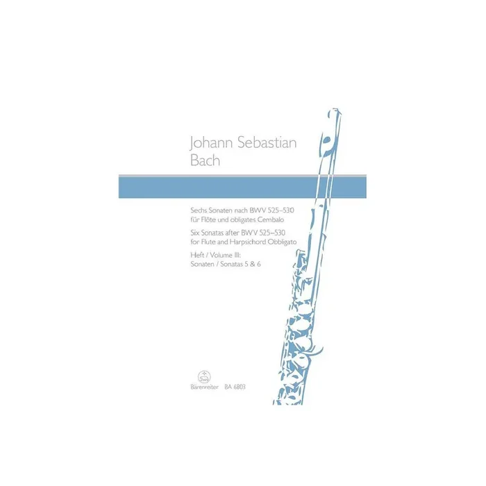 6 Sonaten nach BWV525-530 Band 3