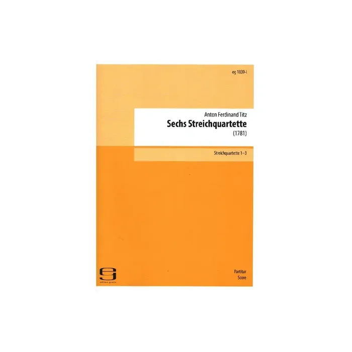 6 Streichquartette Band 1 (Nr.1-3)