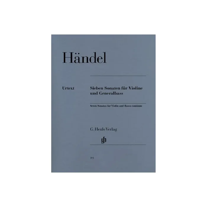 7 Sonaten für Violine und Bc