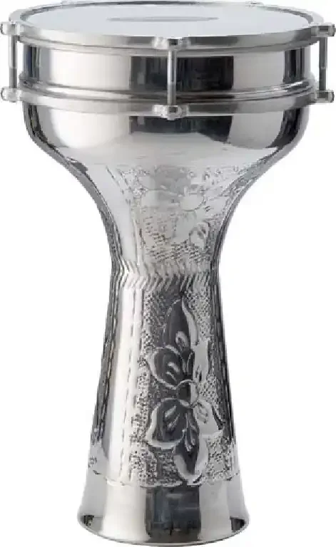 – 20 cm handgehämmerte Aluminium Darbuka