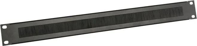 Adam Hall 19″ Parts 87221 BRUSH Rackblende 1 HE Stahl mit Bürstenleiste