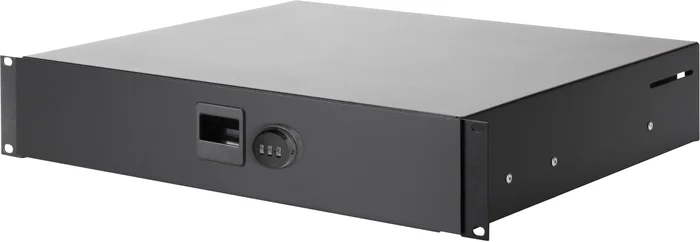 Adam Hall 19″ Parts 87402 CL Rackschublade 2 HE Stahl mit Zahlenschloss