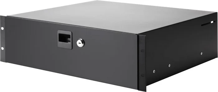 Adam Hall 19″ Parts 87403 Rackschublade 3 HE Stahl