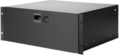 Adam Hall 19″ Parts 87404 CL Rackschublade 4 HE Stahl mit Zahlenschloss