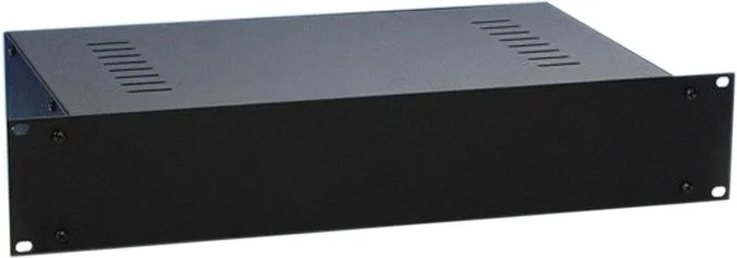 Adam Hall 19″ Parts 87408 V 19″ Leergehäuse 2 HE mit Lüftungsschlitzen