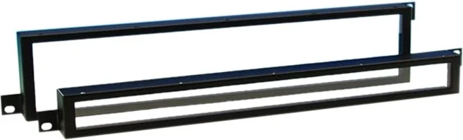 Adam Hall 19″ Parts 87442 19″ Frontabdeckung mit Plexiglaseinsatz 2 HE