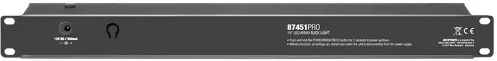 Adam Hall 19″ Parts 87451 PRO 19″ LED Array Rack Light 1 HE weiß