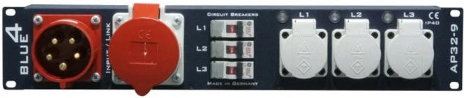 Adam Hall 19″ Parts 87480 19″ Steckdosenleiste 9-fach, 2 HE