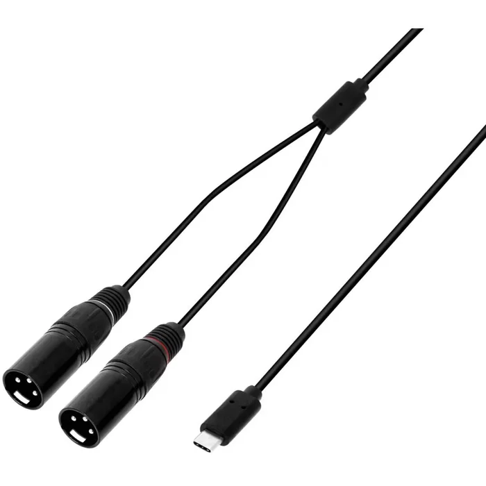 Adam Hall 3 STAR Y MM USB-C 0300 USB-C auf 2x XLR male 3m