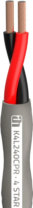 Adam Hall Cables 4 STAR L 240 CPR – Lautsprecherkabel 2 x 4,0 mm² Indoor Installationskabel LSZH