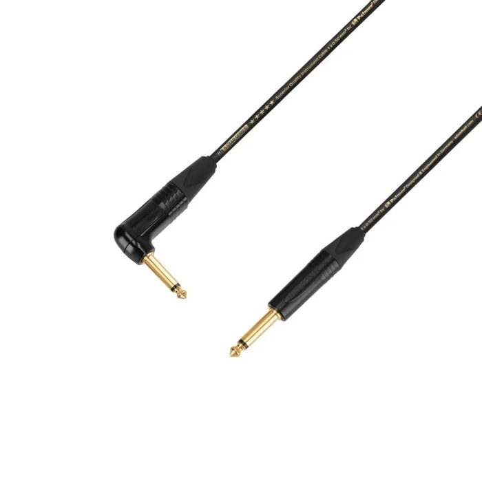 Adam Hall Cables 5 STAR IPR 0300 PALMER® CABLE – Instrumentenkabel – Palmer® & Neutrik® Winkelklinke x Klinke TS – 3 m