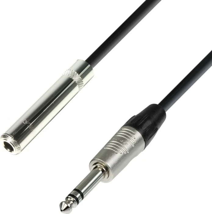 Adam Hall Cables K4 BOV 0600 Kopfhörerverlängerung 6,3 mm Klinkenbuchse st