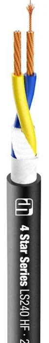 Adam Hall Cables K4LS240HF Lautsprecherkabel 2×4 mm² hochflexibel