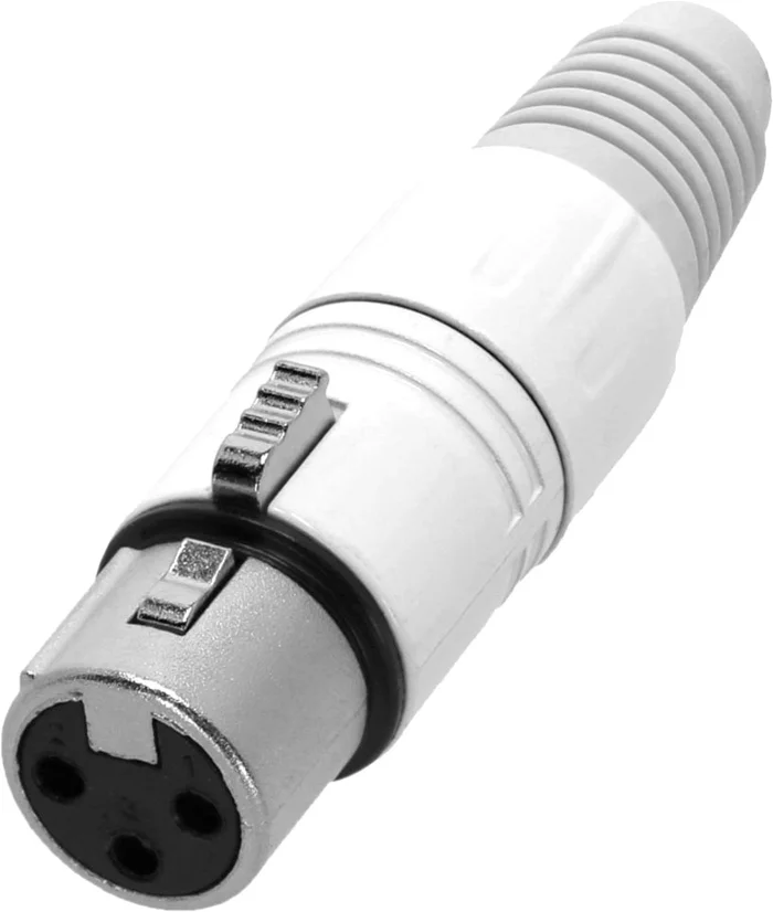 Adam Hall Connectors 4 STAR C XF3 SNOW – XLR Stecker 3-Pol female