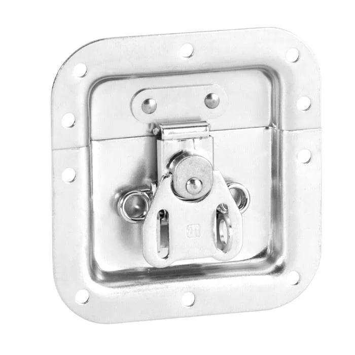 Adam Hall Hardware 17233 – Butterfly Verschluss klein in mittlerer Schale 9 mm tief mit Öse